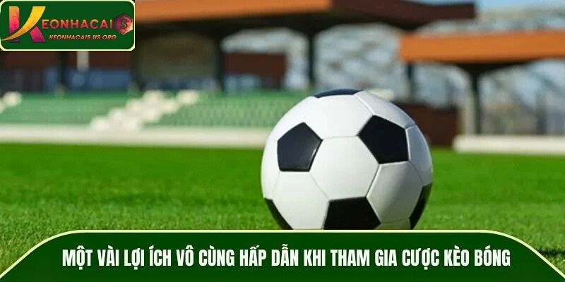 Một vài lợi ích vô cùng hấp dẫn khi tham gia cược kèo bóng